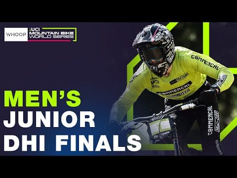 RACE HIGHLIGHTS | UCI Downhill World Cup | Men's Junior | Les Gets, Haute-Savoie 🇫🇷